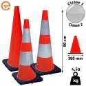 Cône de balisage chantier K5A 90 cm lesté