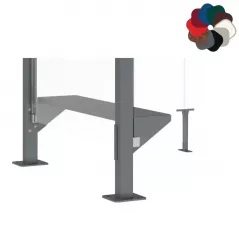 Banc tablette pour abris fumeurs
