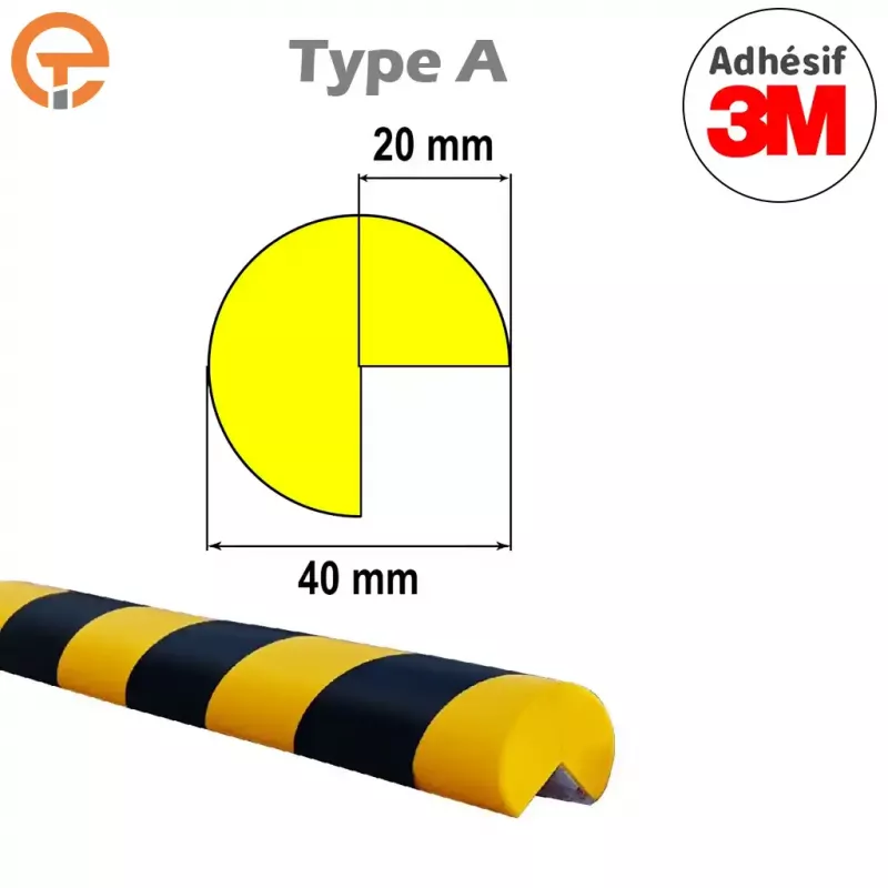 Profilé mousse de protection d’angle type A