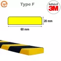 Profilé mousse de protection surface plane type F