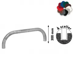 Arceau de bordure D. 60 mm à sceller hauteur 300 mm