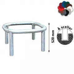 Corset de protection D. 60 mm à sceller hauteur 520 mm