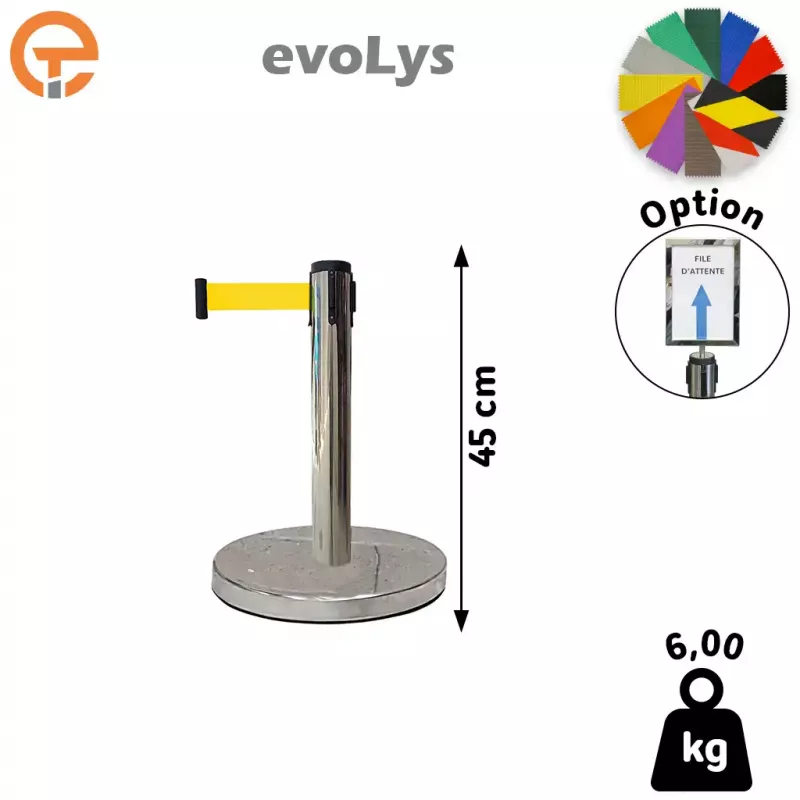 Mini poteau à sangle evoLys