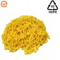 Chaîne plastique de signalisation jaune 25 mètres