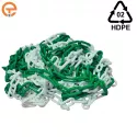Chaîne plastique de signalisation vert blanc 25 mètres