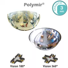 Miroir hémisphérique de sécurité