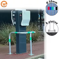 Etriers de protection bornes de recharge à platine