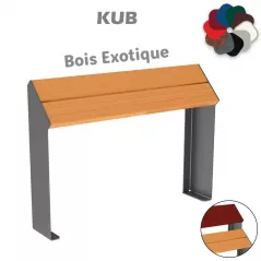 Assis-debout KUB Bois Exotique à Platine