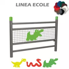 Barrière de ville Grillagée 1572 mm spéciale école