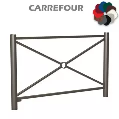 Barrière de trottoir Croix St André 1072 mm et 1572 mm