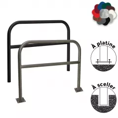 Barrière de voirie D.60 mm à sceller ou à platine