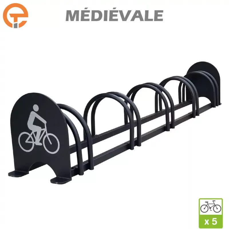 Râtelier Support Vélos MEDIEVALE 5 places