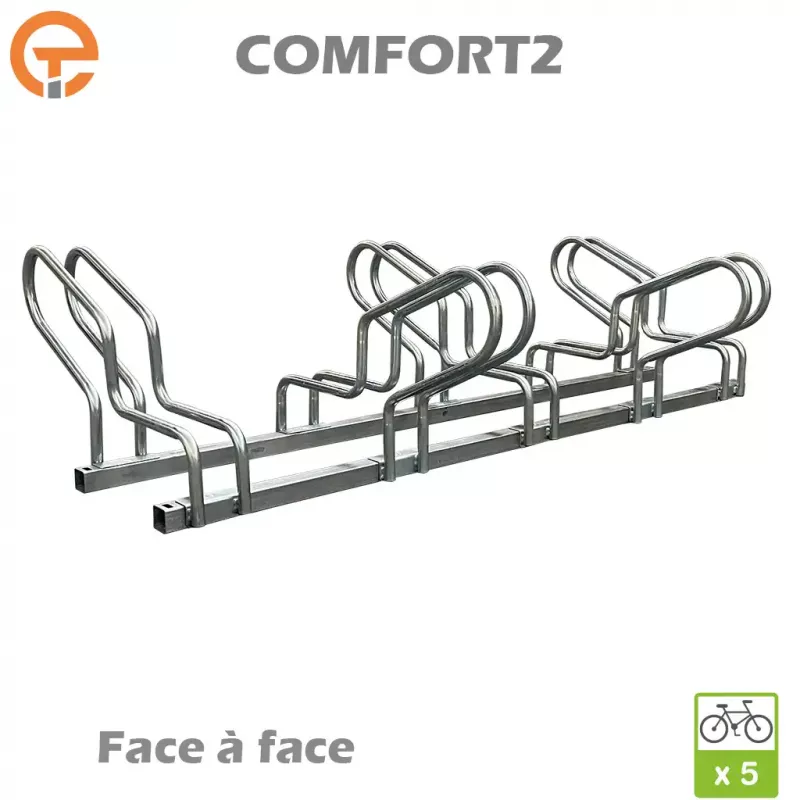Râtelier Support vélos face à face COMFORT2
