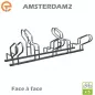 Râtelier Support vélos face à face sur 2 niveaux AMSTERDAM2