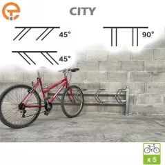 Rack Range vélos à platine modulable CITY