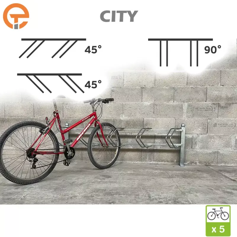 Rack Range vélos à platine modulable CITY