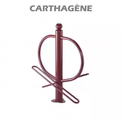 Poteau Support vélos à platine CARTHAGENE