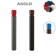 Potelet de voirie simple gorge Bicolore