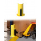Sabot de protection arrondi avec roulette
