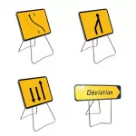 Panneaux de direction temporaire type KD